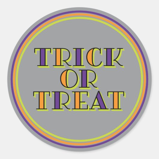 Sticker Rond Tricoter ou traiter (Devant)