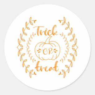 Sticker Rond Tricoter ou traiter dans un cadre plante