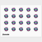 STICKER ROND TRIGENDER MEDALLION (Feuille)