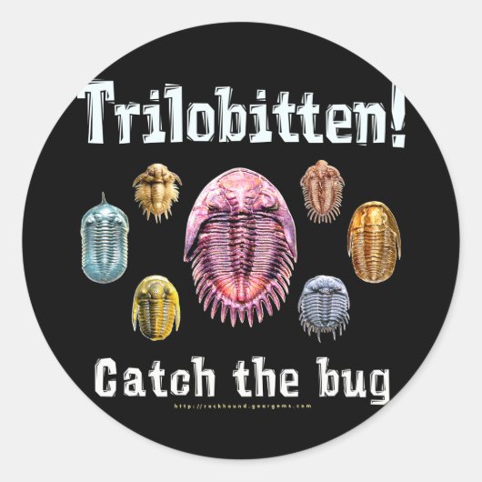 Sticker Rond Trilobitten (Devant)