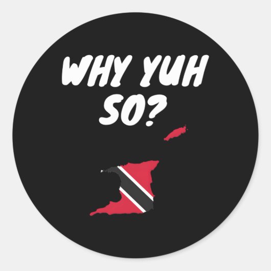 Sticker Rond Trini Pride Flag Dna (Devant)