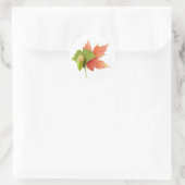 Sticker Rond Trio d'automne (Sac)