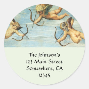 Sticker Rond Triomphe de Galatea Angels détail par Raphael Sanz