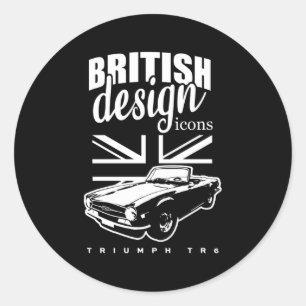 Sticker Rond Triomphe Super Voiture Tr6