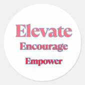 Sticker Rond Triple Impact  (Devant)