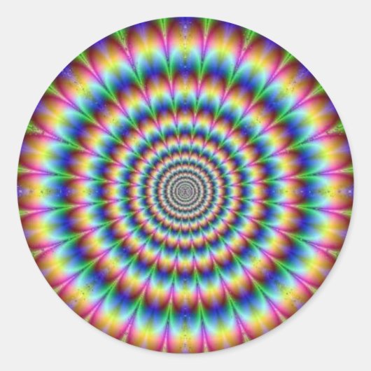 Sticker Rond Trippy (Devant)