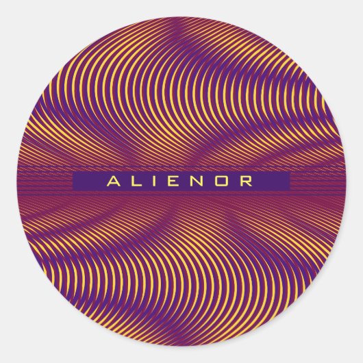 Sticker Rond Trippy custom (Devant)