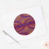 Sticker Rond Trippy custom (Enveloppe)