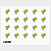 Sticker Rond Tripura (Feuille)