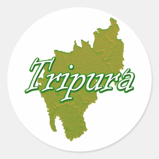 Sticker Rond Tripura (Devant)