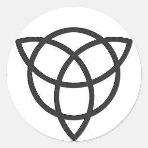 Sticker Rond Triquetra