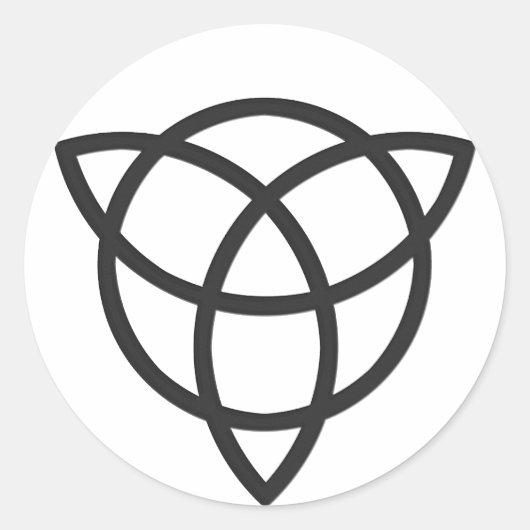 Sticker Rond Triquetra (Devant)