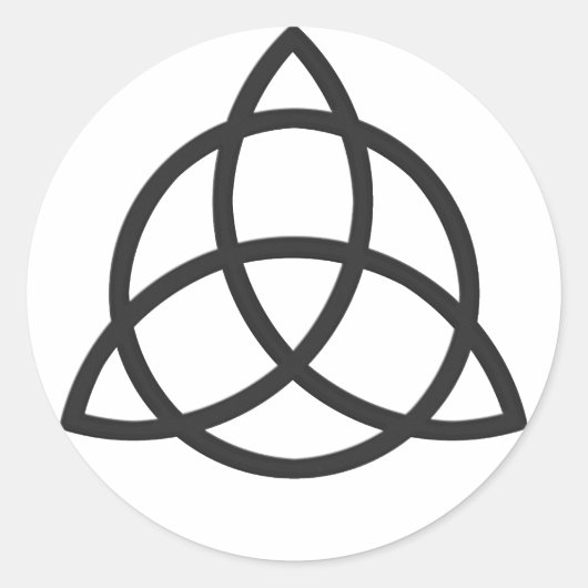 Sticker Rond Triquetra (Devant)