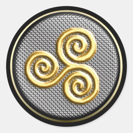 Sticker Rond Triskele (Devant)