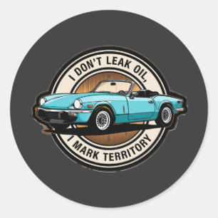 Sticker Rond Triumph Spitfire