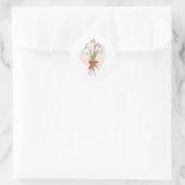 Sticker Rond trois chutes de neige (Sac)