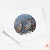 STICKER ROND TROIS COURRIER ET SHASTA (Enveloppe)