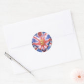 Sticker Rond Trois Lions (Enveloppe)