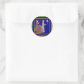Sticker Rond Trois sages (Sac)