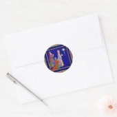 Sticker Rond Trois sages (Enveloppe)