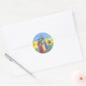 Sticker Rond Trois sages (Enveloppe)