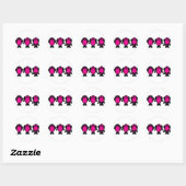 Sticker Rond Trois singes sages (Feuille)