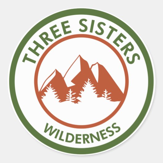 Sticker Rond Trois Soeurs Wilderness (Devant)