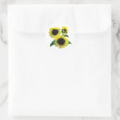 Sticker Rond Trois tournfleurs (Sac)