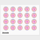 Sticker Rond troisième oeil (Feuille)