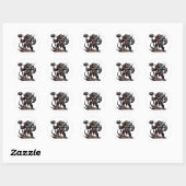 Sticker Rond Troll 2 (Feuille)