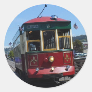 Sticker Rond Trolley Astoria Riverfront