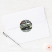 Sticker Rond Trolley de San Francisco (Enveloppe)