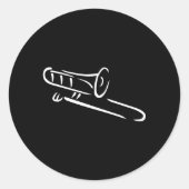 Sticker Rond Trombone (Devant)