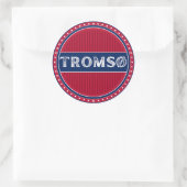 Sticker Rond Tromsø City Pride Emblem – Norwegian Identity (Sac)