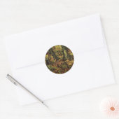 Sticker Rond Troncs d'arbres avec Ivy par Vincent van Gogh (Enveloppe)