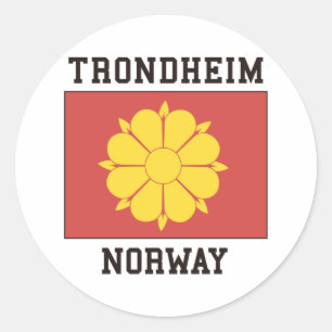 Sticker Rond Trondheim, Norvège