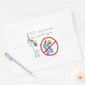 Sticker Rond Trop Cool Pour Les Pantalons (Enveloppe)