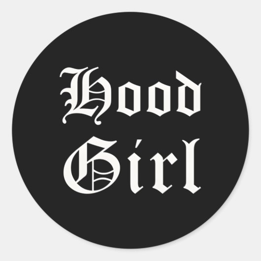 Sticker Rond Trop de crâne Gangsta Ghetto (Devant)