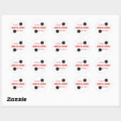 Sticker Rond Trop Loyal Bon (Feuille)