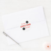 Sticker Rond Trop Loyal Bon (Enveloppe)