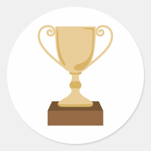 Sticker Rond Trophée (Devant)