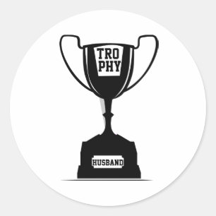 Sticker Rond Trophée Mari