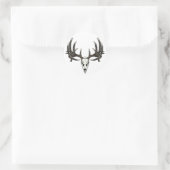 Sticker Rond Trophée Whitetail (Sac)