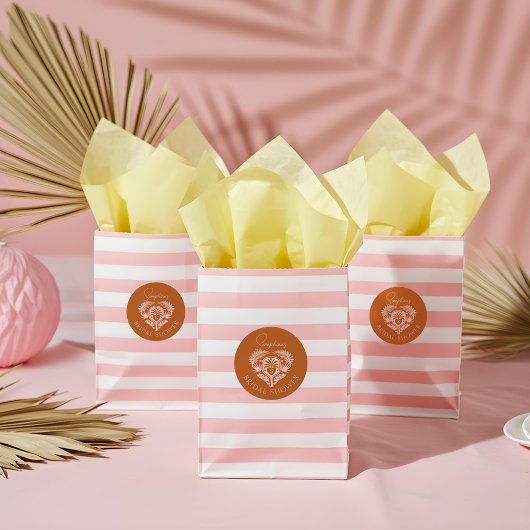 Sticker Rond Tropical Rétro Arbre Palmier Cadeau de Fiançailles