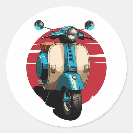 Sticker Rond Trottinette (Devant)