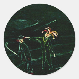 STICKER ROND TROU 7
