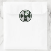 STICKER ROND TROU DANS UN (Sac)