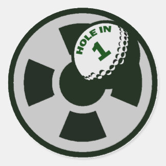 STICKER ROND TROU DANS UN