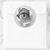 Sticker Rond trou d'oeil (Sac)