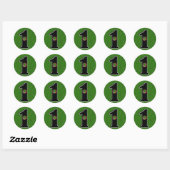 Sticker Rond Trou En Un ! (Feuille)